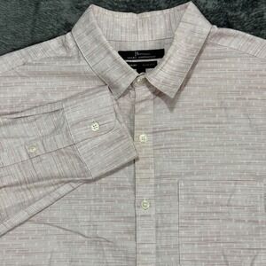 Marc Anthony Button Front Shirt Men Size M Pink